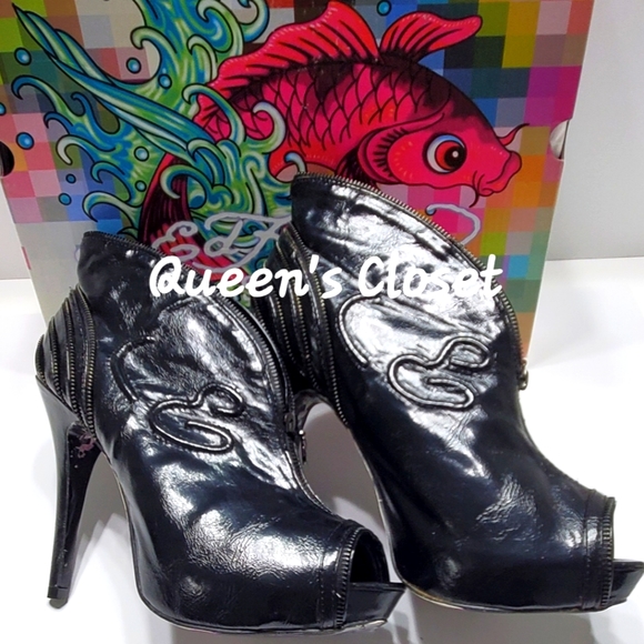 Ed Hardy | Mumbai Stiletto Ankle Booties |💥BRAND NEW - Picture 3 of 11